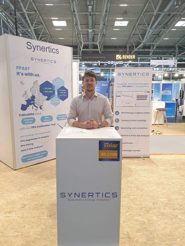 Synertics booth at Intersolar Europe 2023