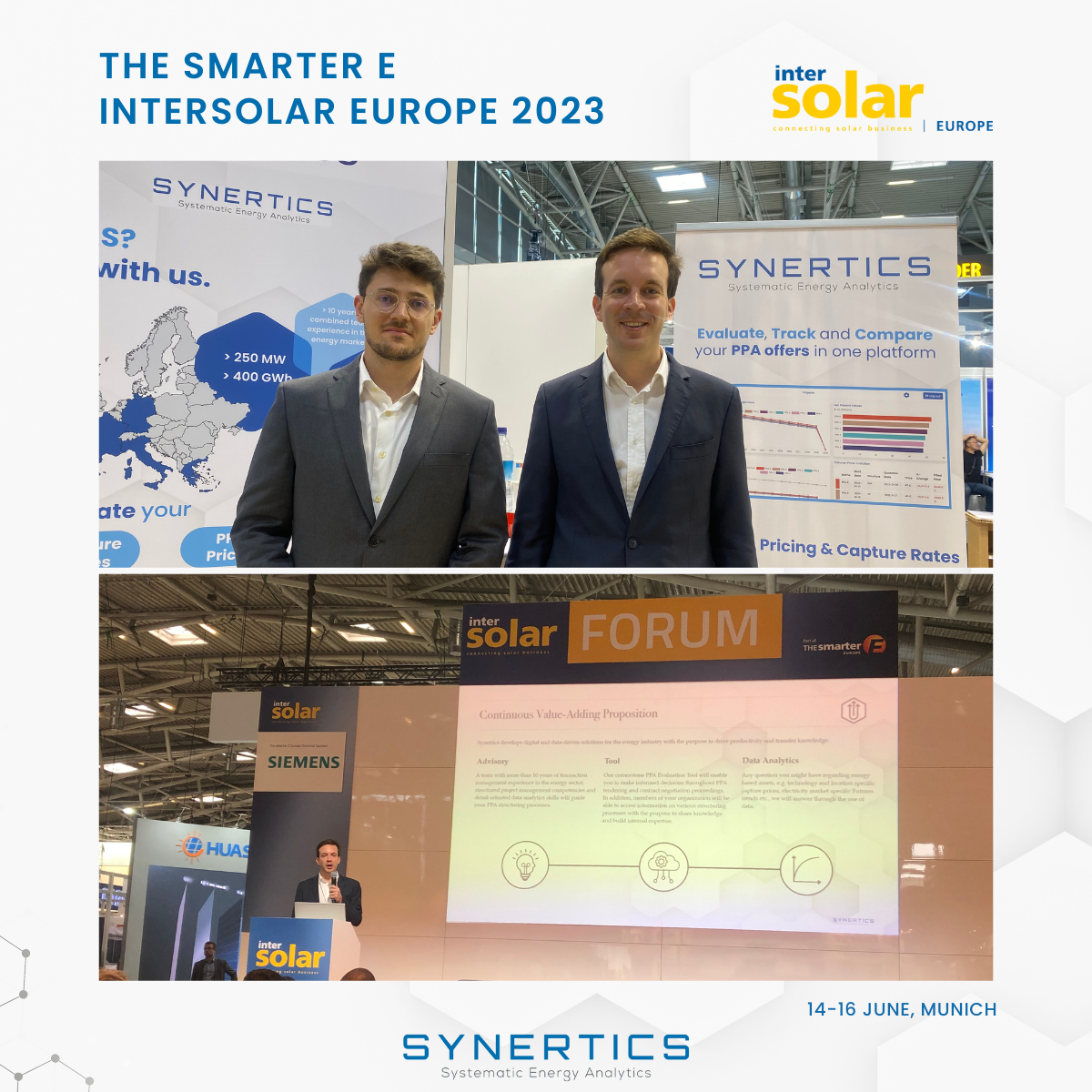 Synertics at the Smarter E 2023