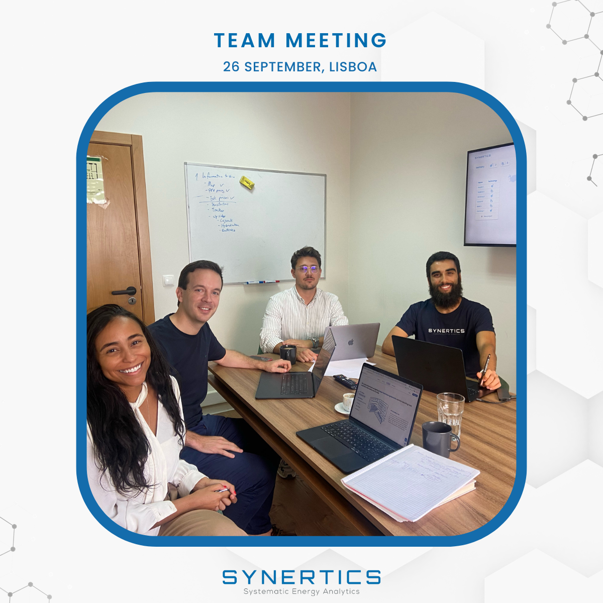 Synertics team meeting in Lisbon